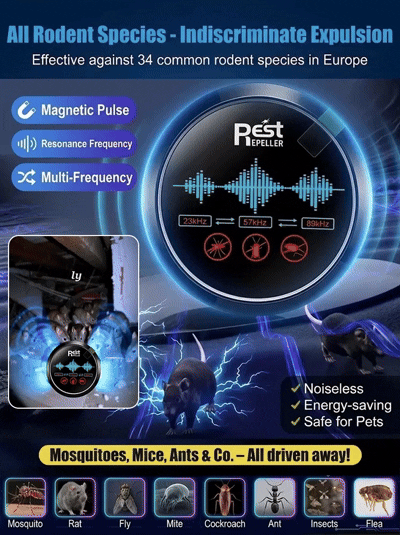Fully automatic ultrasonic intelligent rodent and insect repellent-WR