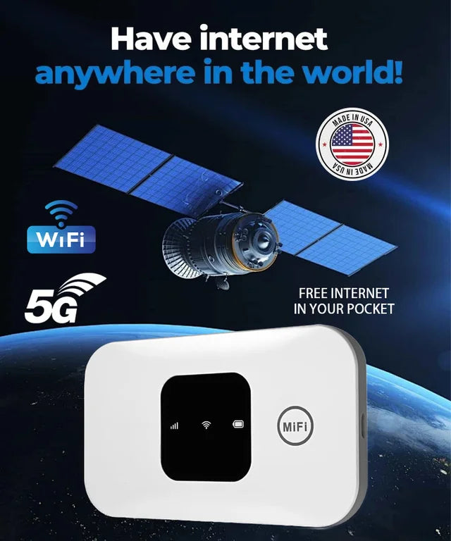 Free Internet in Your Pocket 5G Router-WR