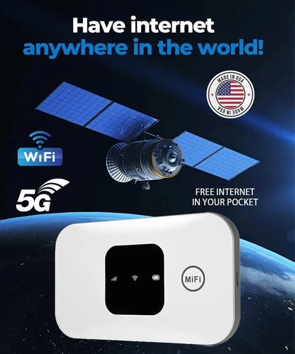 Free Internet in Your Pocket 5G Router-WR