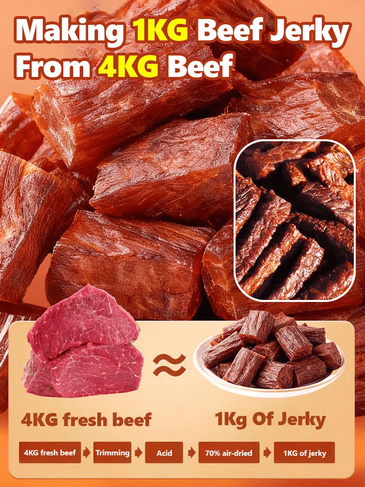 Add high-protein pure beef jerky-WR