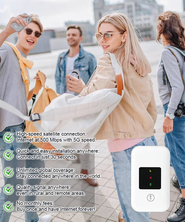 Free Internet in Your Pocket 5G Router-WR