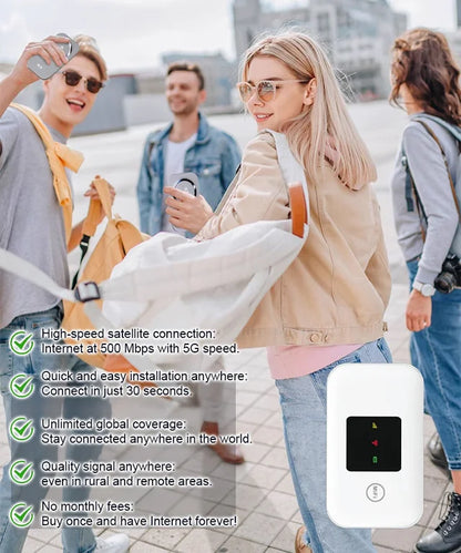 Free Internet in Your Pocket 5G Router-WR