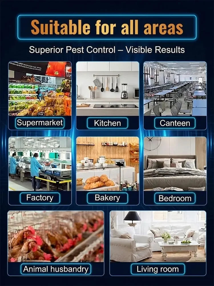 Fully automatic ultrasonic intelligent rodent and insect repellent-WR