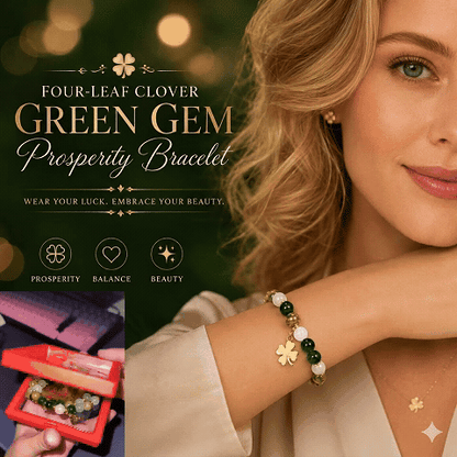 4-Leaf Clover Fortune Bracelet Carry Luck, Beauty, and Positive Energy Every Day-ZP