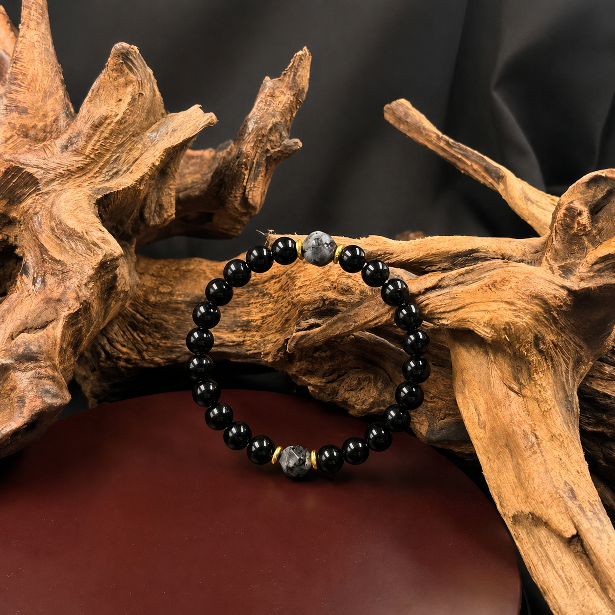 Obsidian lucky bracelet - suitable for both men and women. Ideal gift for Father's Day, Mother's Day or birthday-WR