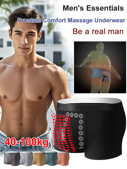 Men's Magnetic Prostate Care Boxers-WR