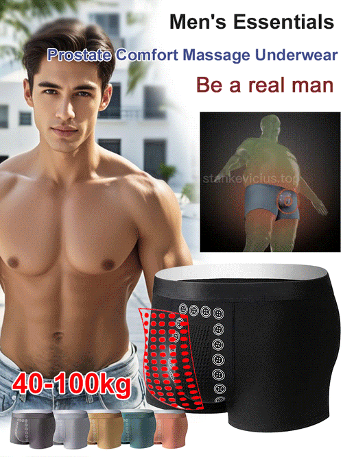 Men's Magnetic Prostate Care Boxers-WR
