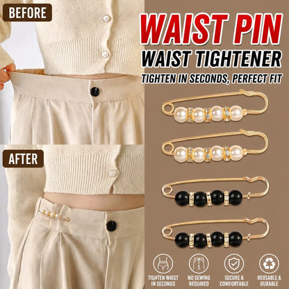 Tired of Loose Pants? Instant Waist Tightener Brooch Pins - No Sew, No Tailor, Perfect Fit in Seconds-ZP