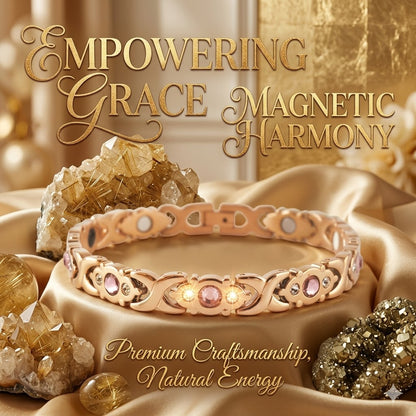 Rose Gold Gemstone Blessing Bracelet | Wear Luck, Peace & Wellness Every Day-ZP