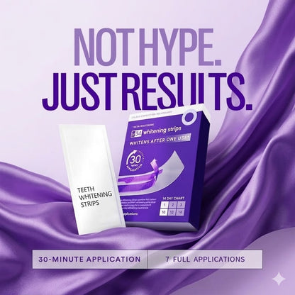 Fast Stain Removal Gentle Whitening Strips — Reveal a Brighter, More Confident Smile-WR