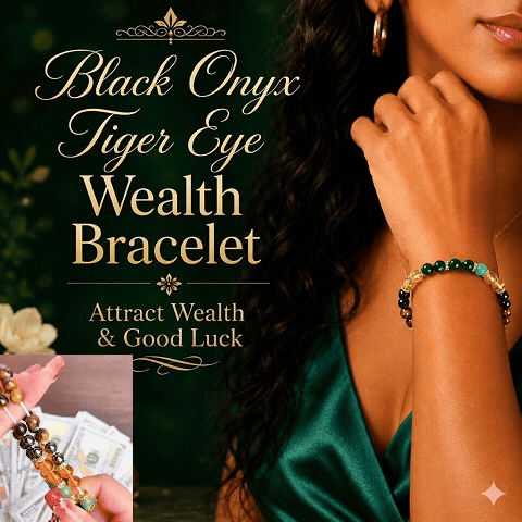 Black Onyx Tiger Eye Prosperity Bracelet Wear Luck, Energy, and Timeless Elegance on Your Wrist-ZP