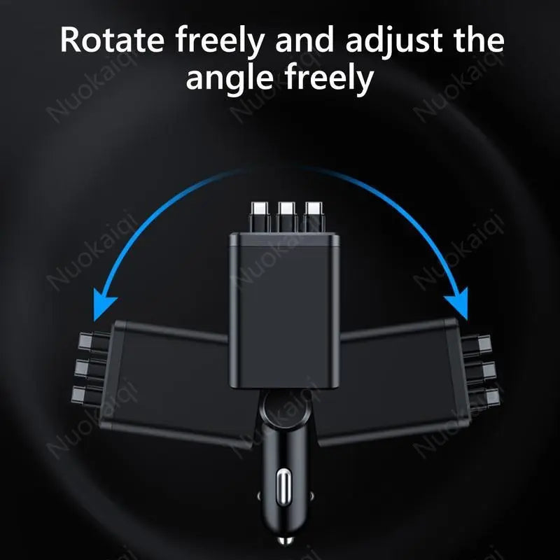 [Father's Day Gift] All-in-one power bank suitable for mobile phones, tablets and laptops, car charger, multi-function power hub-WR