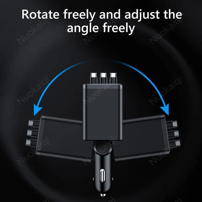 [Father's Day Gift] All-in-one power bank suitable for mobile phones, tablets and laptops, car charger, multi-function power hub-WR