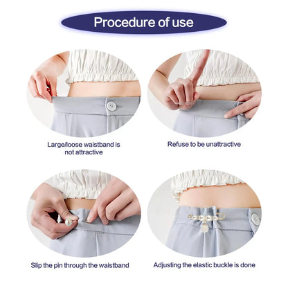 Tired of Loose Pants? Instant Waist Tightener Brooch Pins - No Sew, No Tailor, Perfect Fit in Seconds-ZP