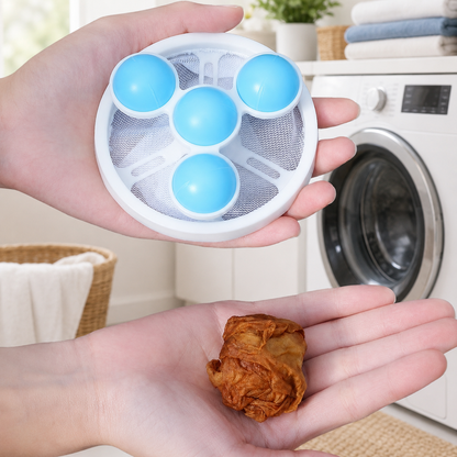 Keep Every Wash Looking Cleaner With the Floating Laundry Lint Catcher Bag - WR