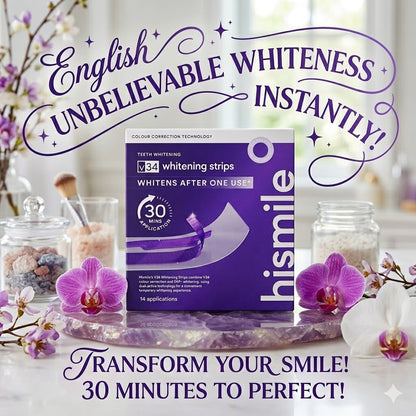 Fast Stain Removal Gentle Whitening Strips — Reveal a Brighter, More Confident Smile-WR