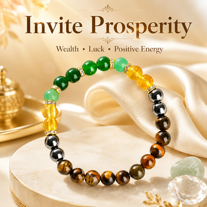 Black Onyx Tiger Eye Prosperity Bracelet Wear Luck, Energy, and Timeless Elegance on Your Wrist-ZP