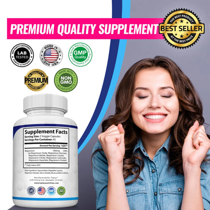 Magnesium Complex 8 Essential Magnesium Supplement 1000mg-ZP