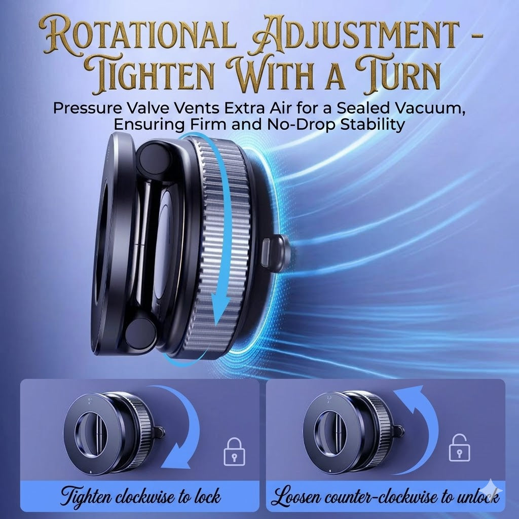 Magnetic Phone Mount – Strong Hold for Safer Driving & Hands-Free Everyday Use-WR
