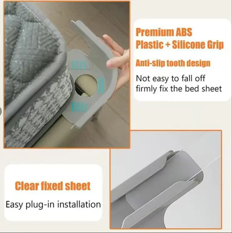 Bed Sheet Holder Clips 4 Pack – Stop Sheets From Sliding, Universal Fit All Mattresses-ZP