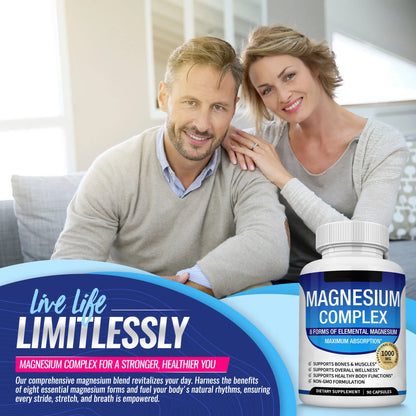 Magnesium Complex 8 Essential Magnesium Supplement 1000mg-ZP