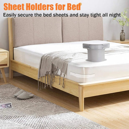 Bed Sheet Holder Clips 4 Pack – Stop Sheets From Sliding, Universal Fit All Mattresses-ZP