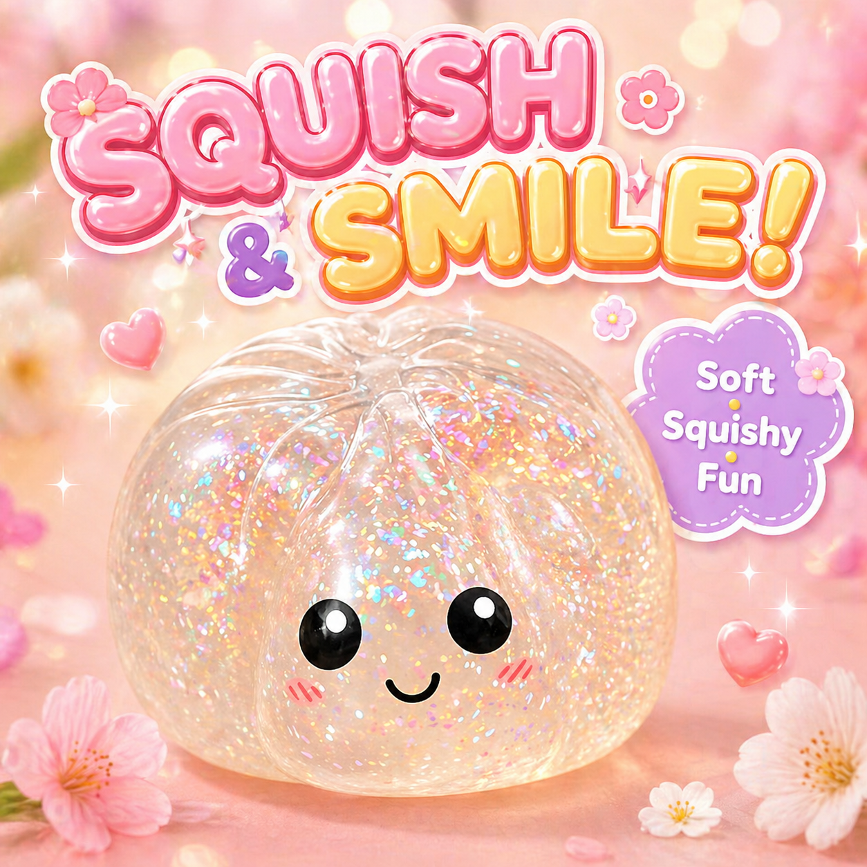 A bun-shaped squeeze-and-relax toy for stress relief，Slow Rebound Bao Squishy Toy，Ultra-Soft Bao Bun Squishy Toy-ZP