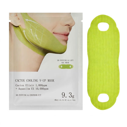 Cactus Lifting Wrap Mask –Cactus Cooling Reduce Puffiness & Pore Tightening for Visible Pore Care Skin Repair-WR
