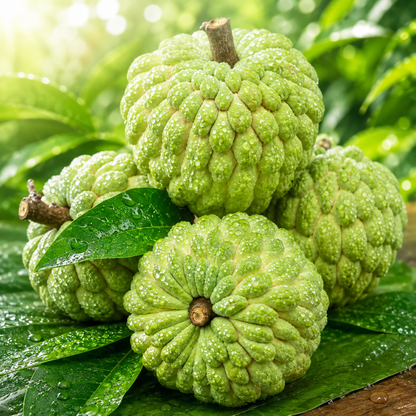 Fruits suitable for most people and with low sugar content-Grow Your Own Sweet Tropical Sugar Apples at Home-WR