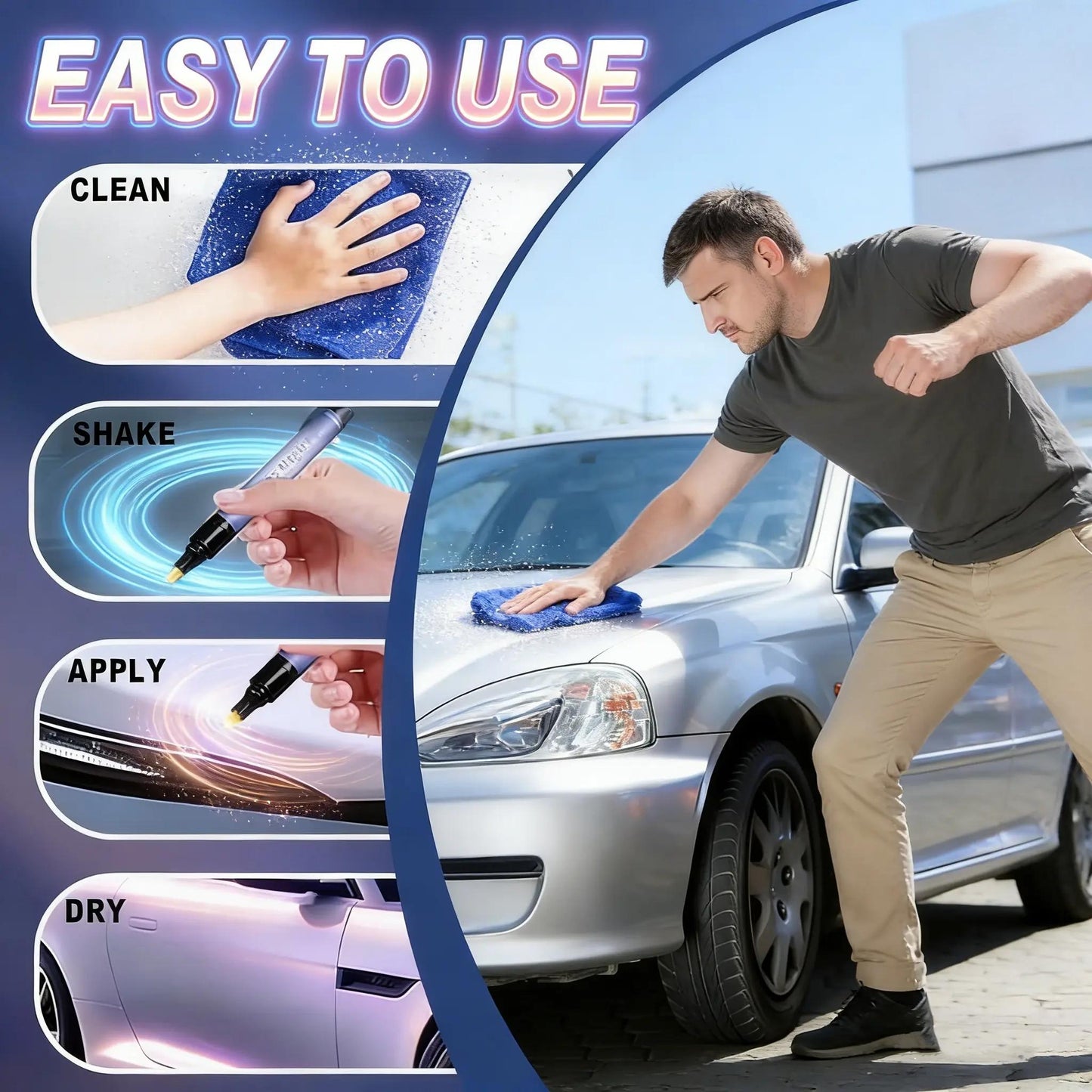 Magic Car Scratch Removal Pen | Instant DIY Car Scratch Repair, Restore Car Paint Gloss In Minutes-ZP