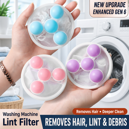 Keep Every Wash Looking Cleaner With the Floating Laundry Lint Catcher Bag - WR