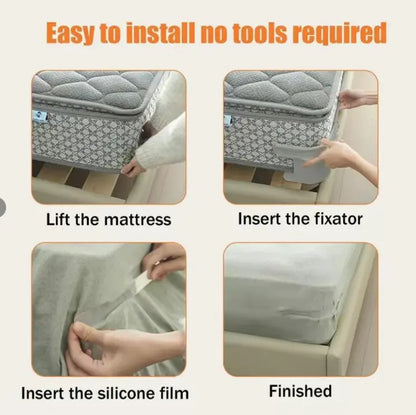 Bed Sheet Holder Clips 4 Pack – Stop Sheets From Sliding, Universal Fit All Mattresses-ZP