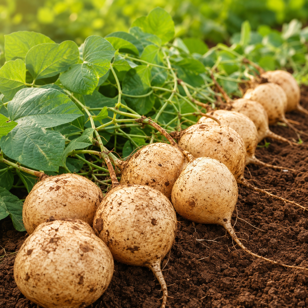 Start Growing Fresh Mexican Jicama Seeds at Home - A Crisp, Sweet Root Vegetable for Your Garden-WR