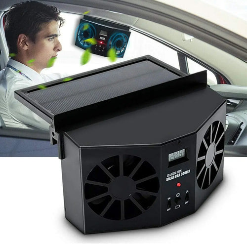 Dual Outlet Solar Car Vent Fan-ZP