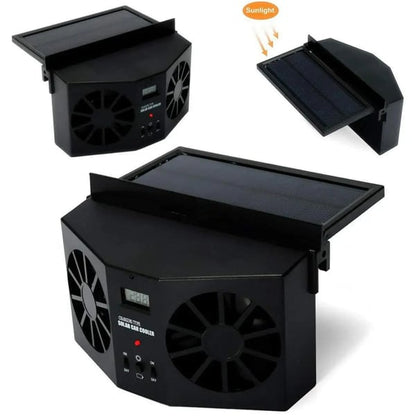 Dual Outlet Solar Car Vent Fan-ZP
