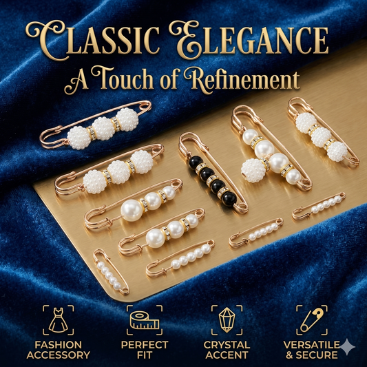 Tired of Loose Pants? Instant Waist Tightener Brooch Pins - No Sew, No Tailor, Perfect Fit in Seconds-ZP