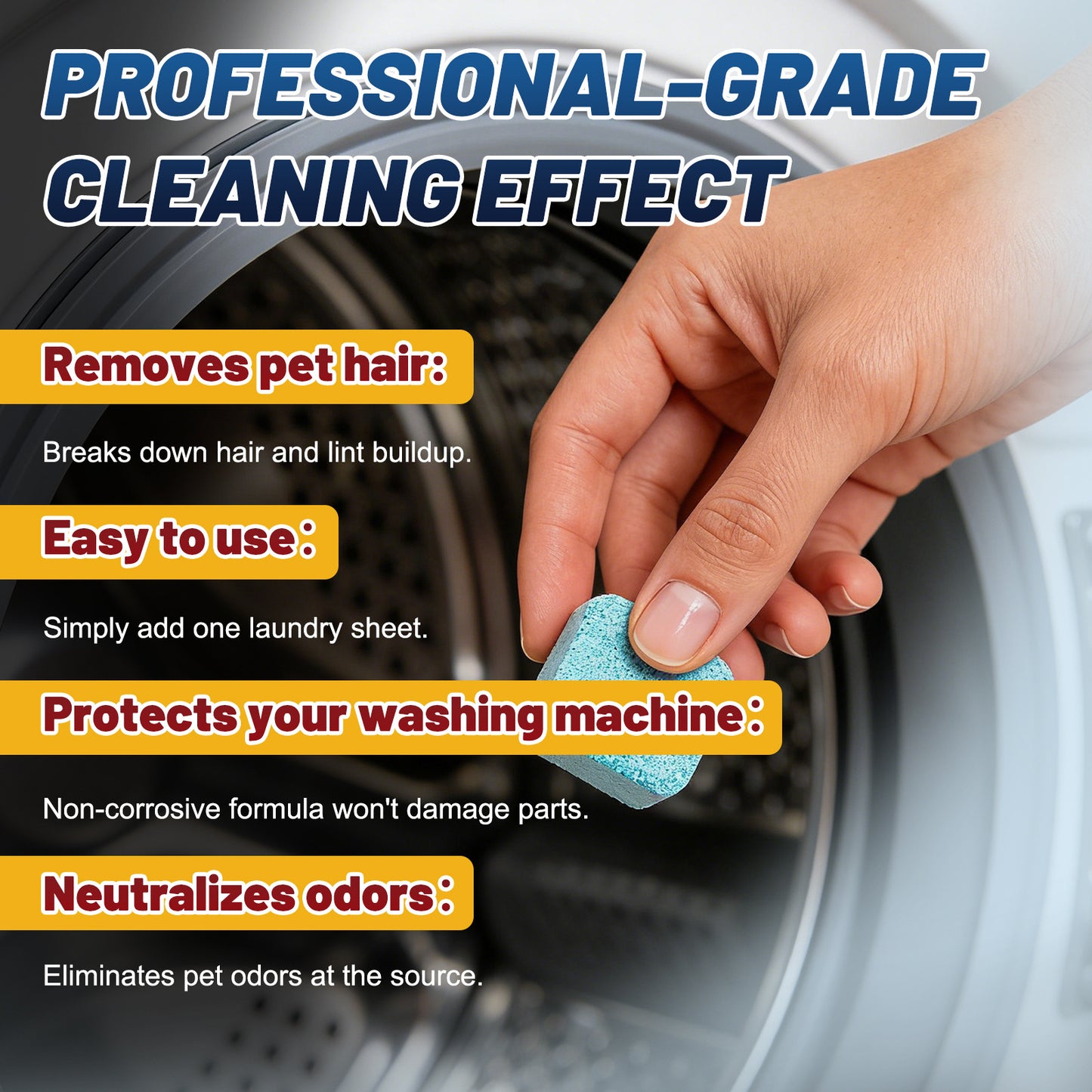 Keep Your Washer Fresh, Clean & Ready for Every Load-especially for homes with pets, kids, and frequent laundry needs-WR