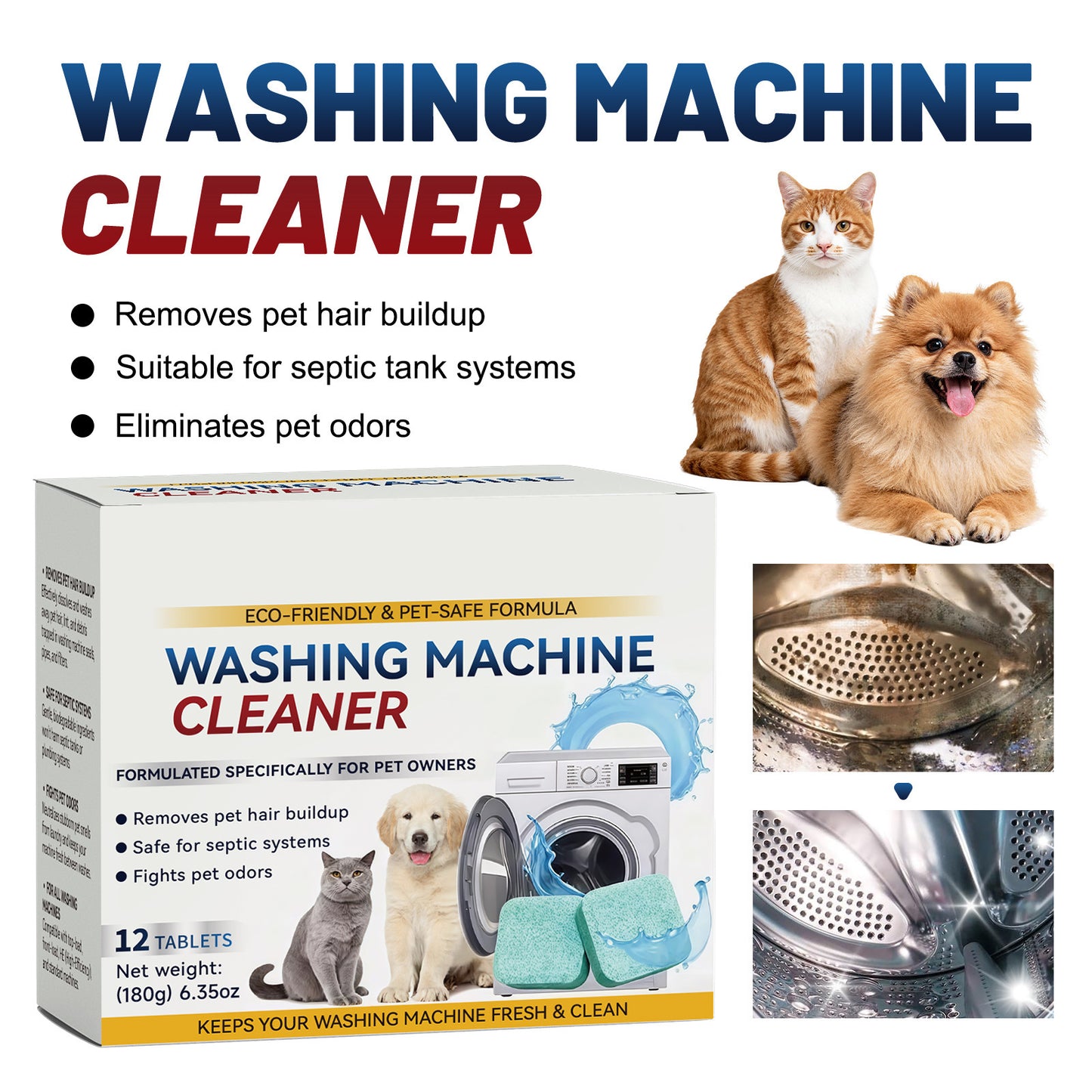 Keep Your Washer Fresh, Clean & Ready for Every Load-especially for homes with pets, kids, and frequent laundry needs-WR