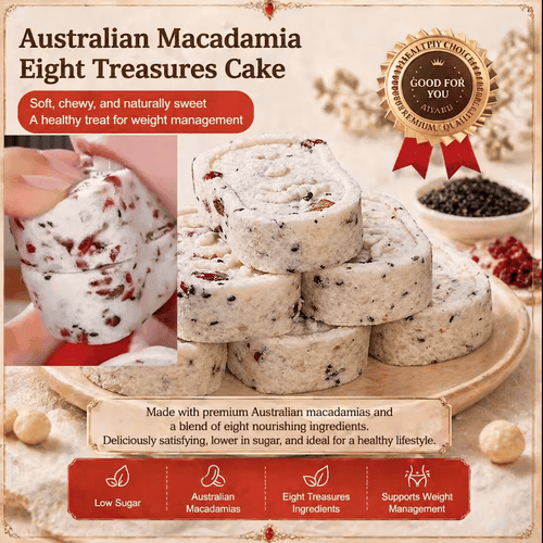 Australian-style soft and chewy nut pastry, made with eight kinds of nuts to create the eight-treasure pastry-ZP