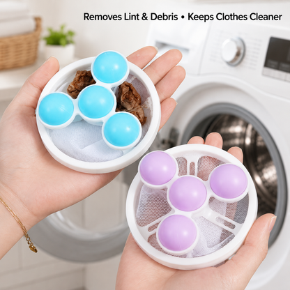 Keep Every Wash Looking Cleaner With the Floating Laundry Lint Catcher Bag - WR