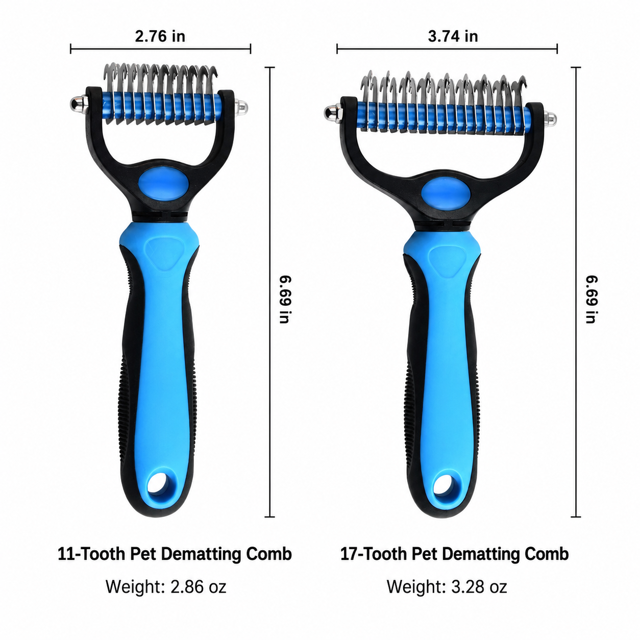 Gentle Pet Grooming Brush for Dogs & Cats Remove Loose Fur, Smooth the Coat, and Make Grooming Easier at Home-WR
