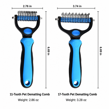 Gentle Pet Grooming Brush for Dogs & Cats Remove Loose Fur, Smooth the Coat, and Make Grooming Easier at Home-WR