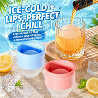 Silicone ice ball mold - Blue - 3 pieces