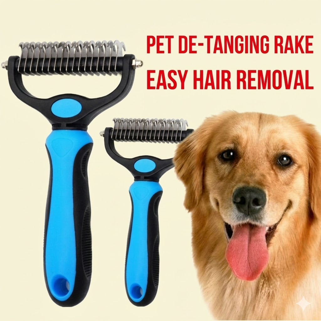 Gentle Pet Grooming Brush for Dogs & Cats Remove Loose Fur, Smooth the Coat, and Make Grooming Easier at Home-WR